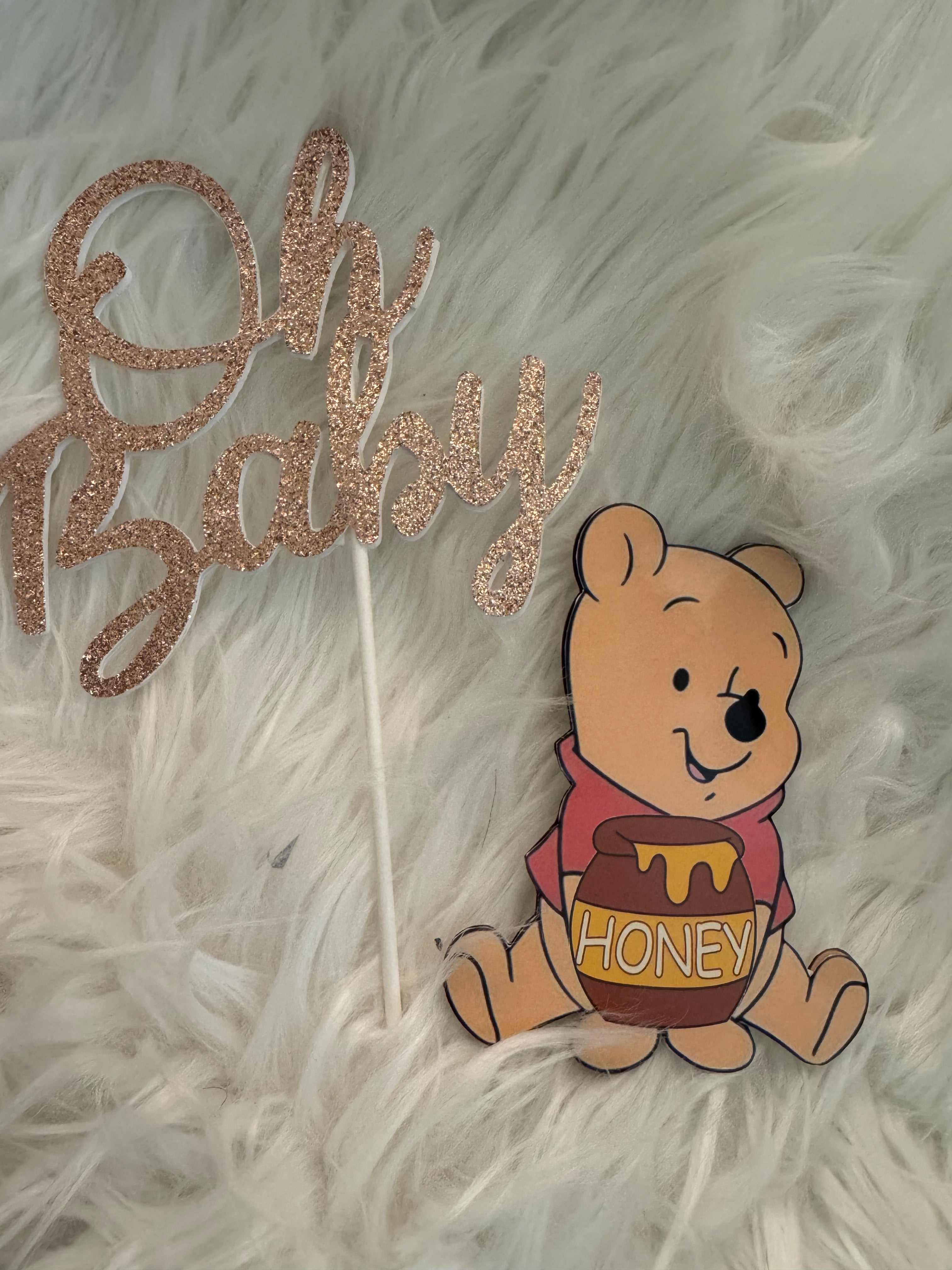 Oh baby caketopper Winnie the Pooh