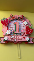 Sweet Strawberry caketopper