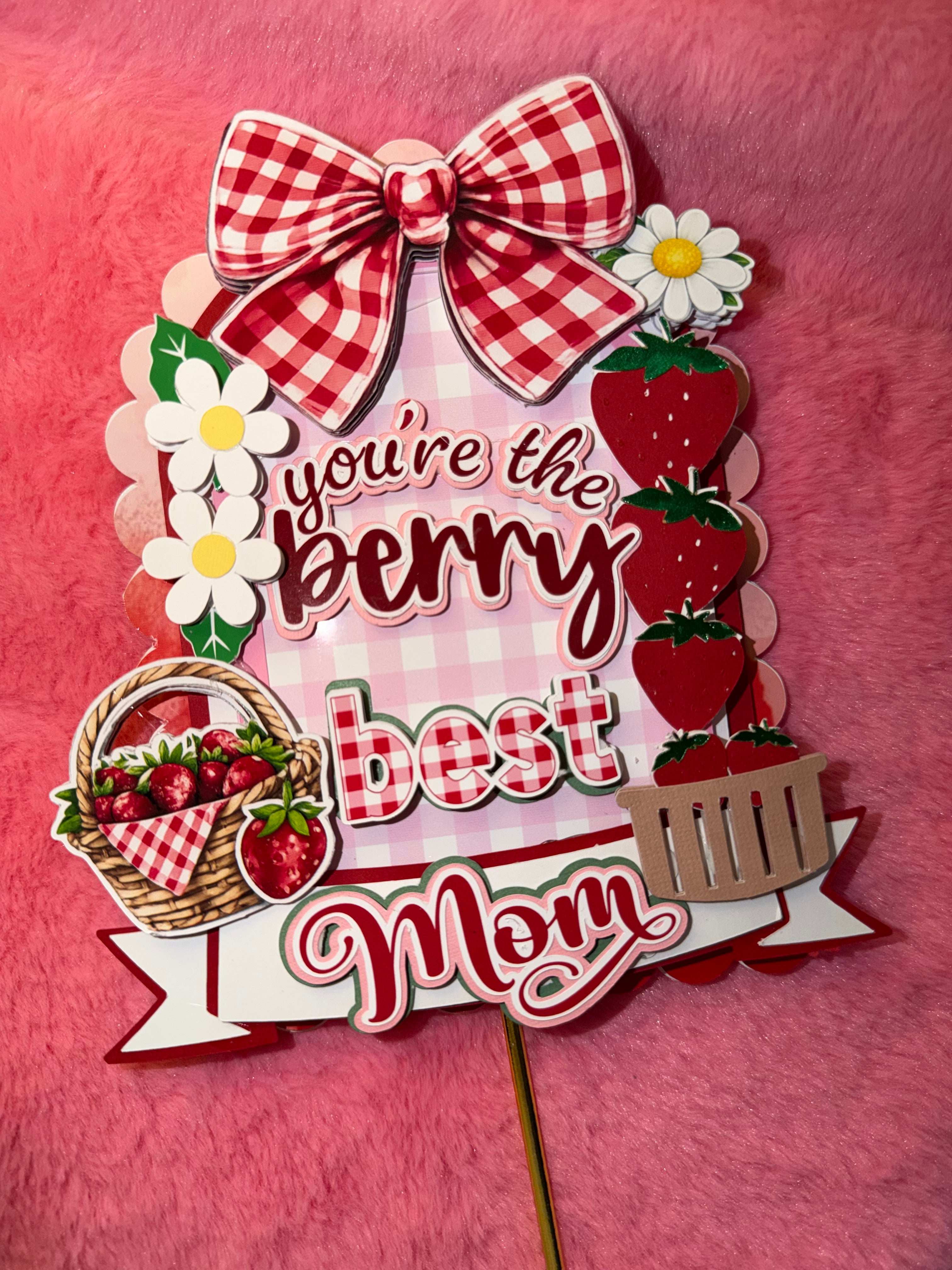 Berry caketopper