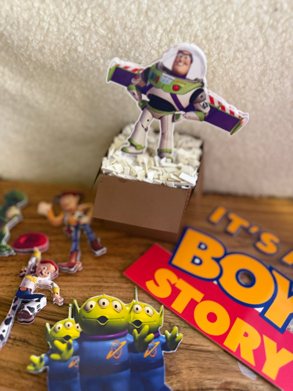 Toy story caketopper (3D mini Box)