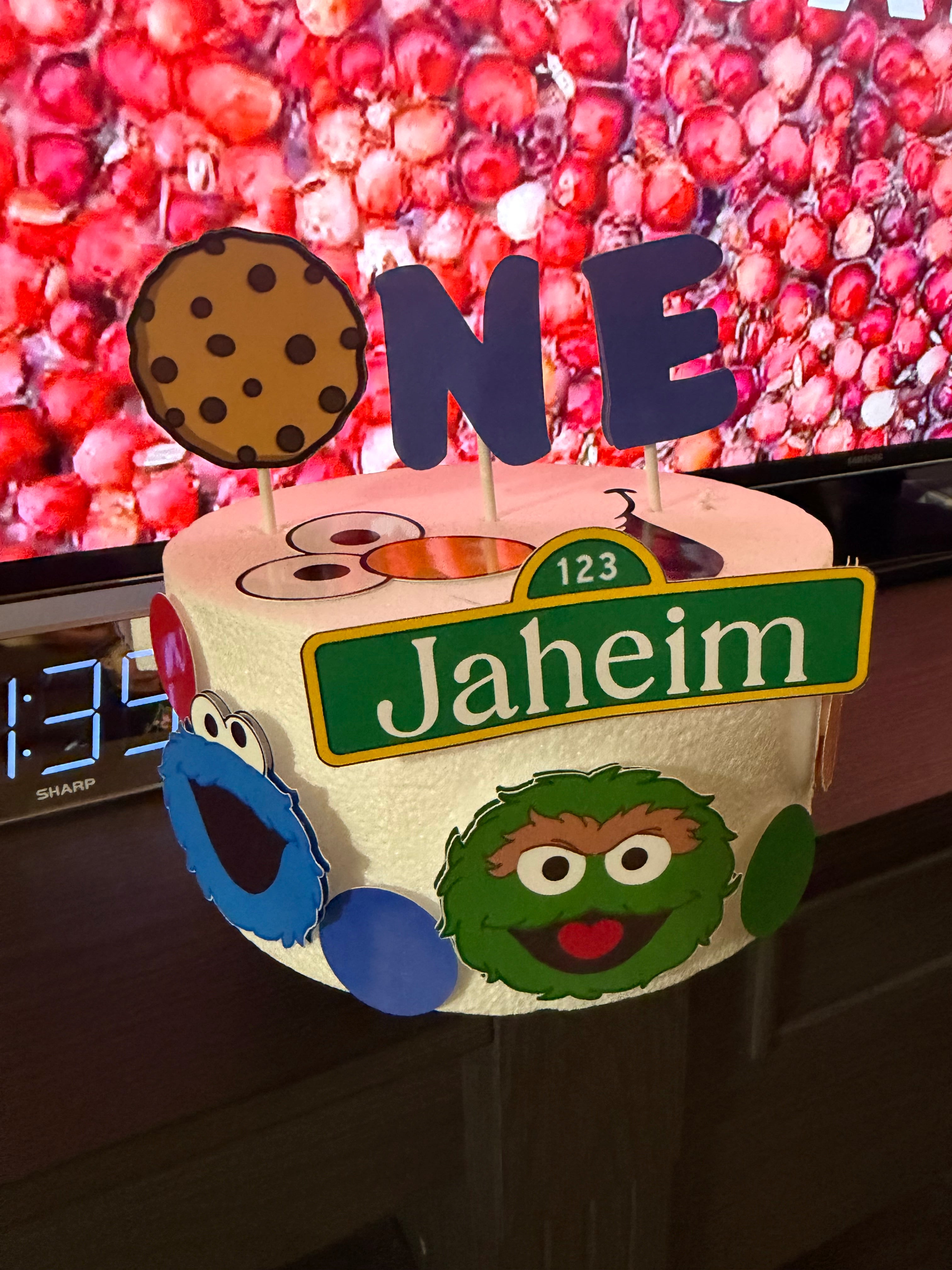 Elmo caketopper