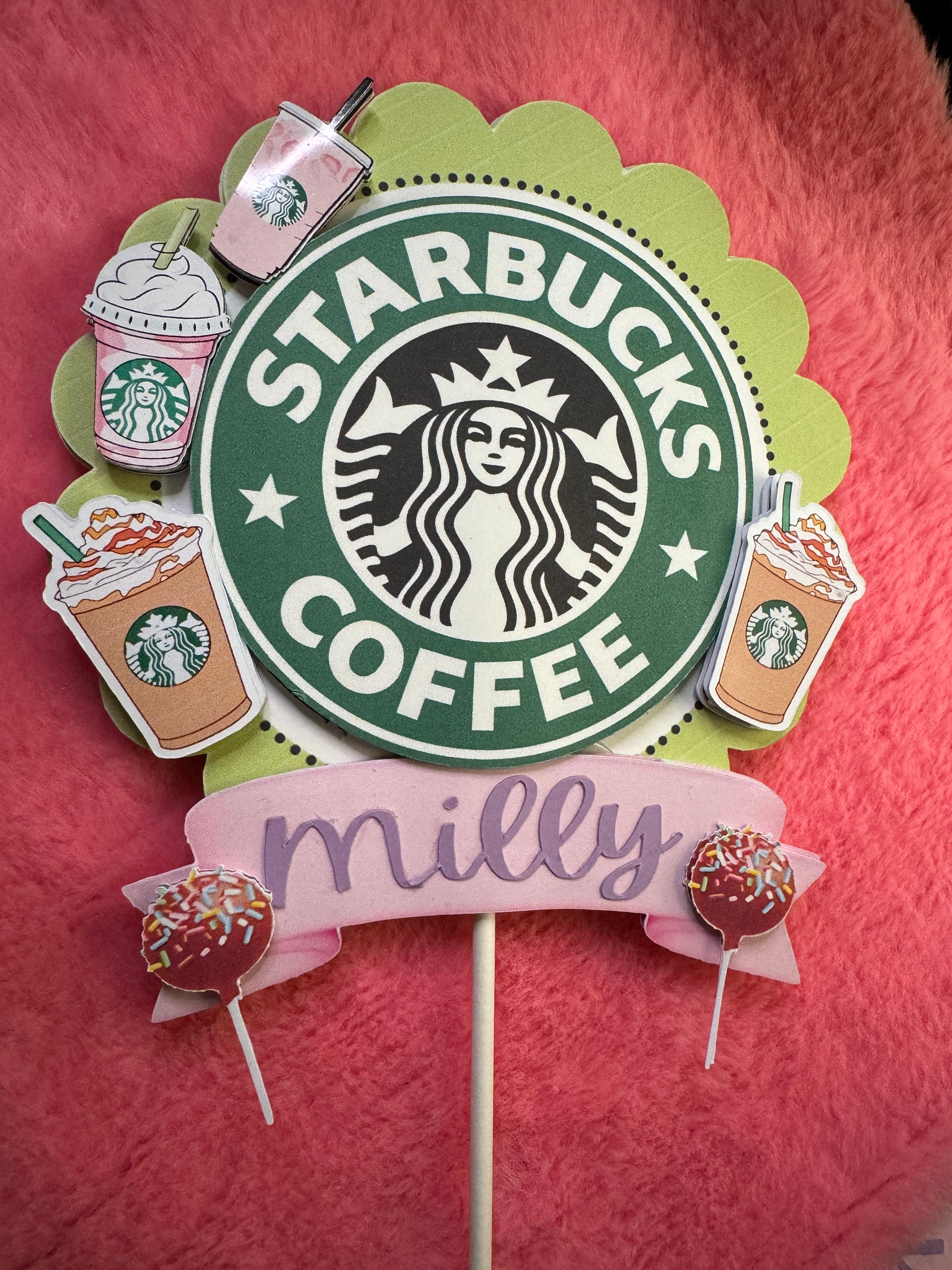 Starbucks caketopper