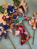 Sonic cake topper