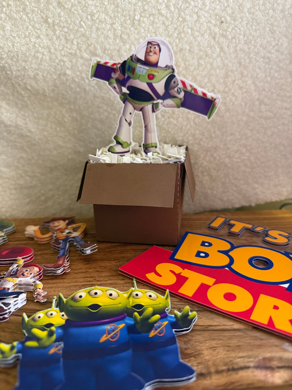 Toy story caketopper (3D mini Box)