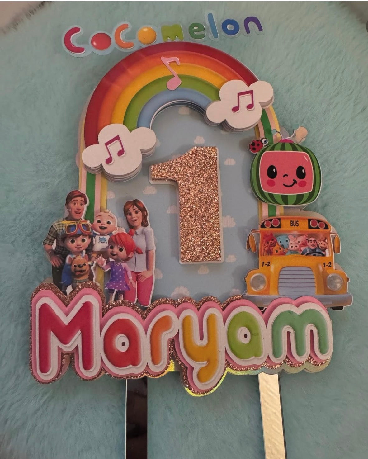 Coco melón caketopper