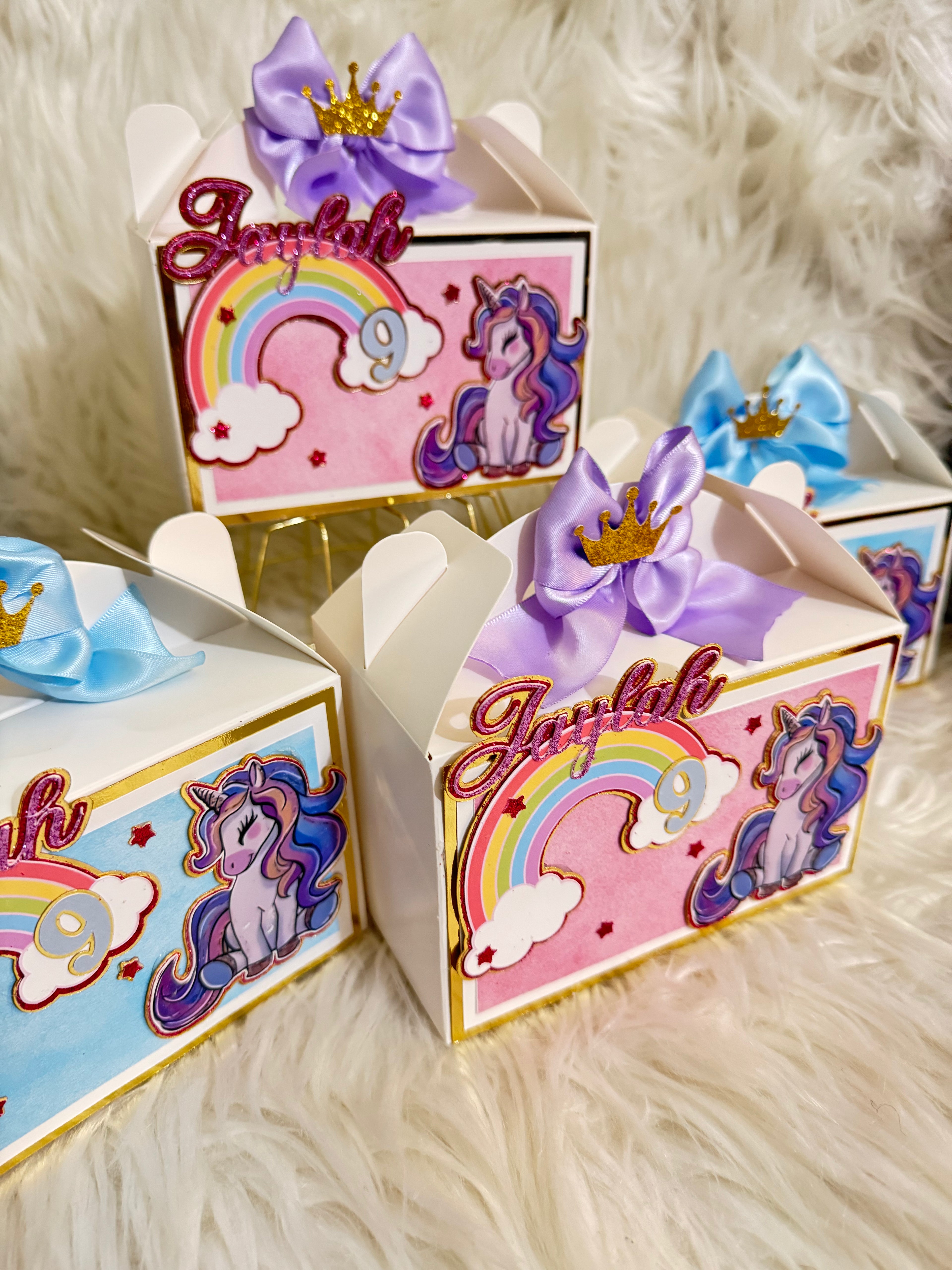 Custom unicorn Gable Box