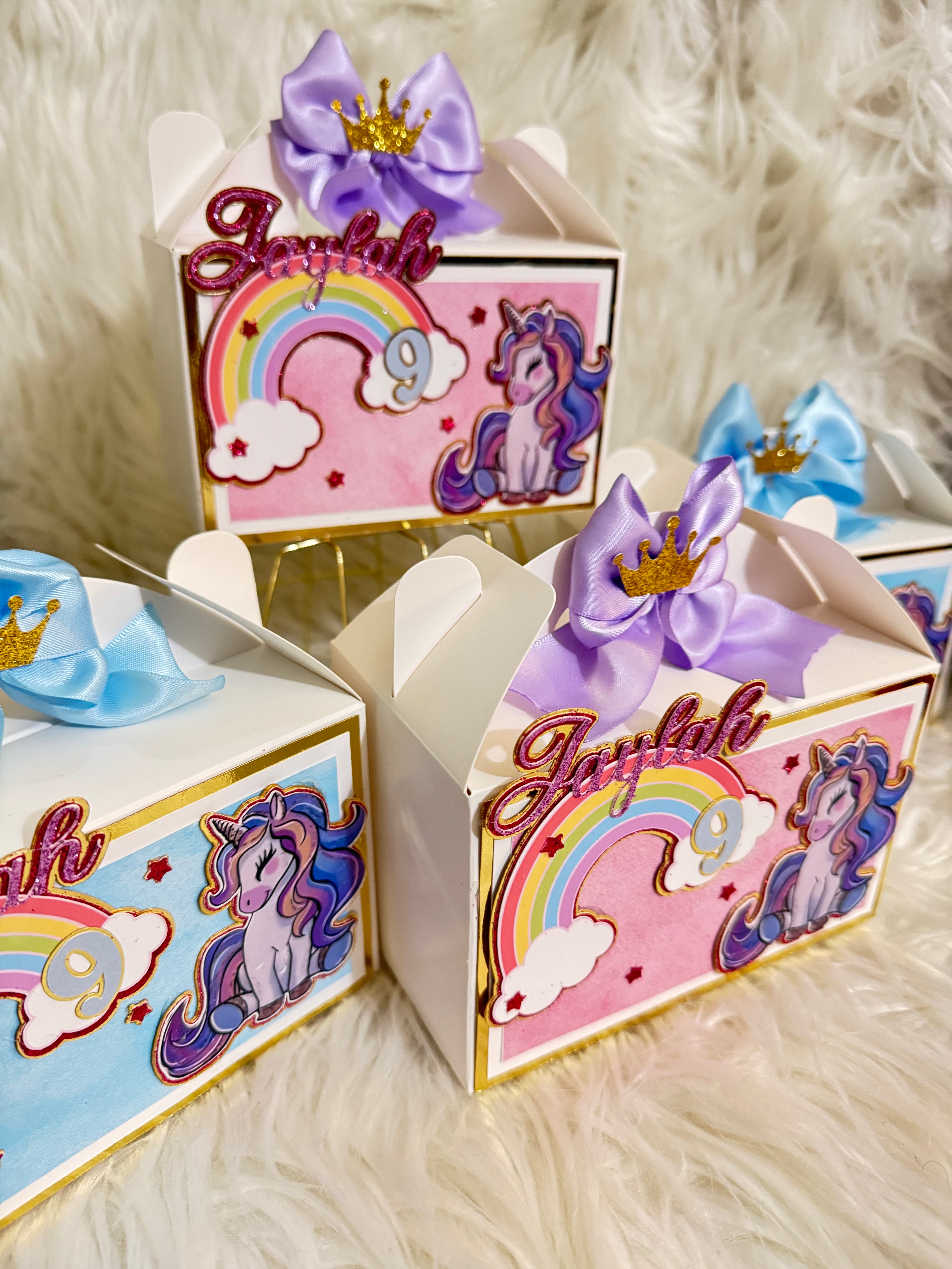 Custom unicorn Gable Box