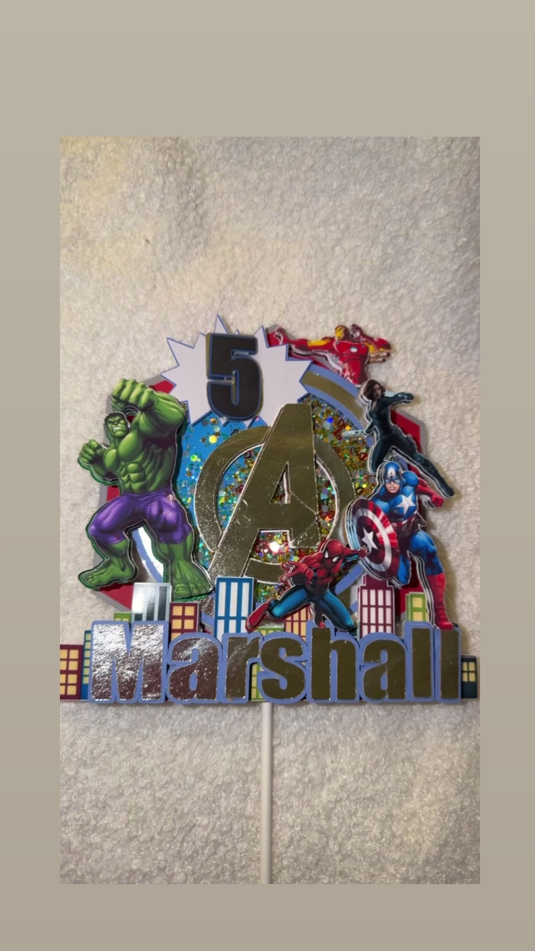 The avengers caketopper