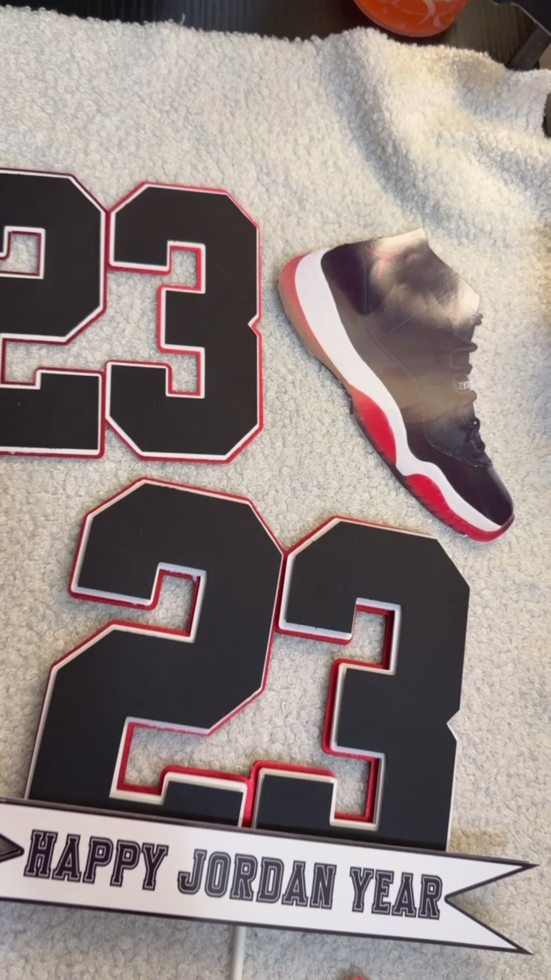 Jordan caketopper