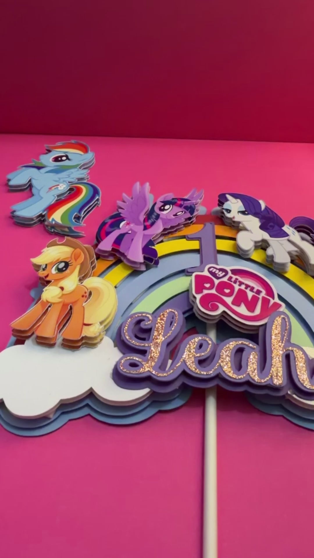 Pony caketopper